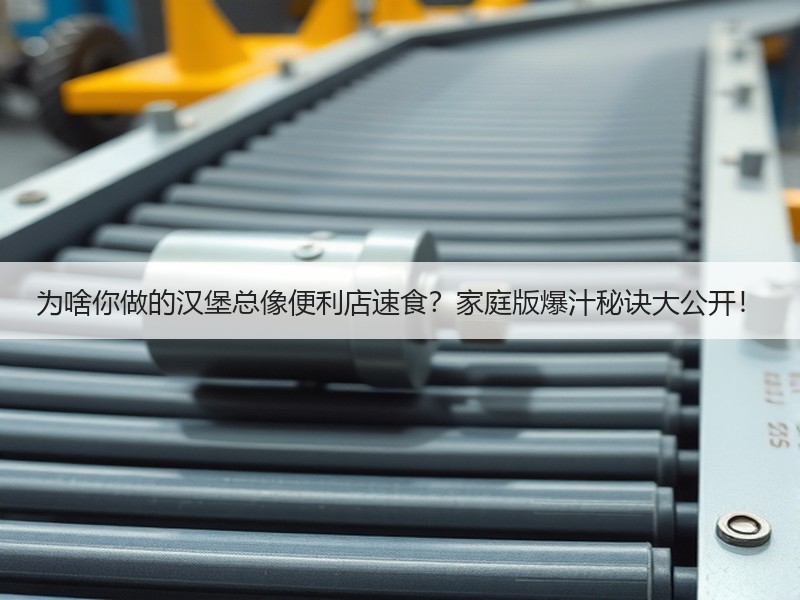 为啥你做的汉堡总像便利店速食？家庭版爆汁秘诀大公开！
