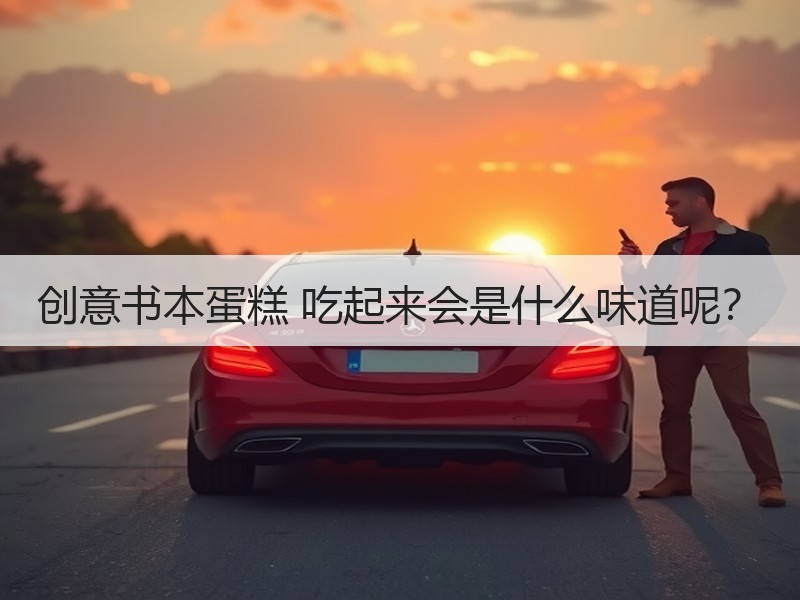 创意书本蛋糕 吃起来会是什么味道呢？