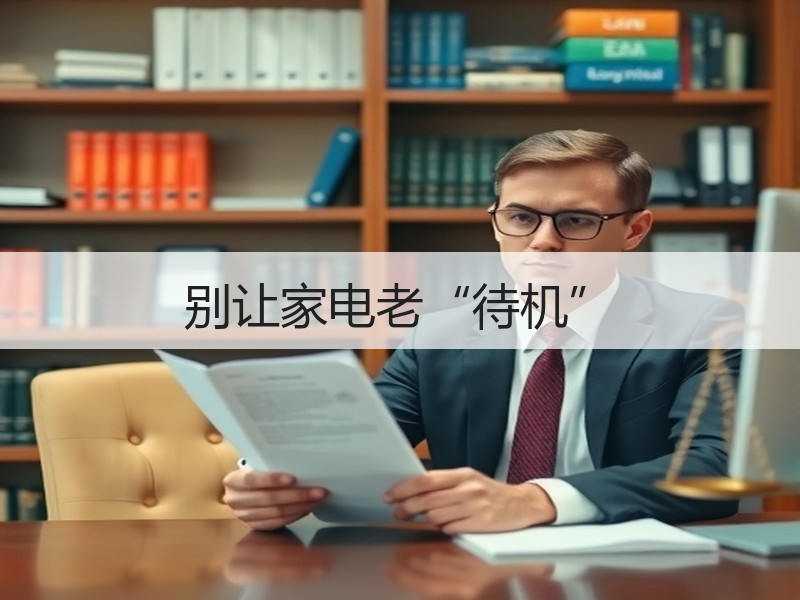别让家电老“待机”